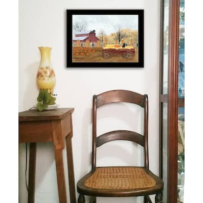 TrendyDecor4U Farmhouse "Autumn Blessings" Framed Print Wall Art by Billy Jacobs