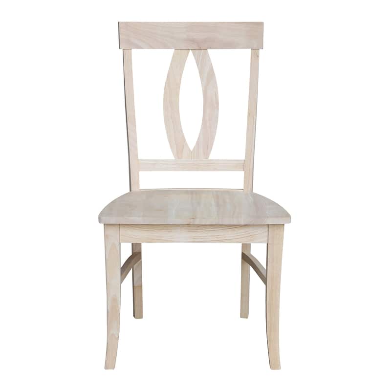 International Concepts Solid Wood Verona Dining Chairs, Set of 2