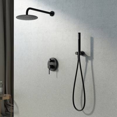 10-inch Rainfall Shower Head with Handheld Shower