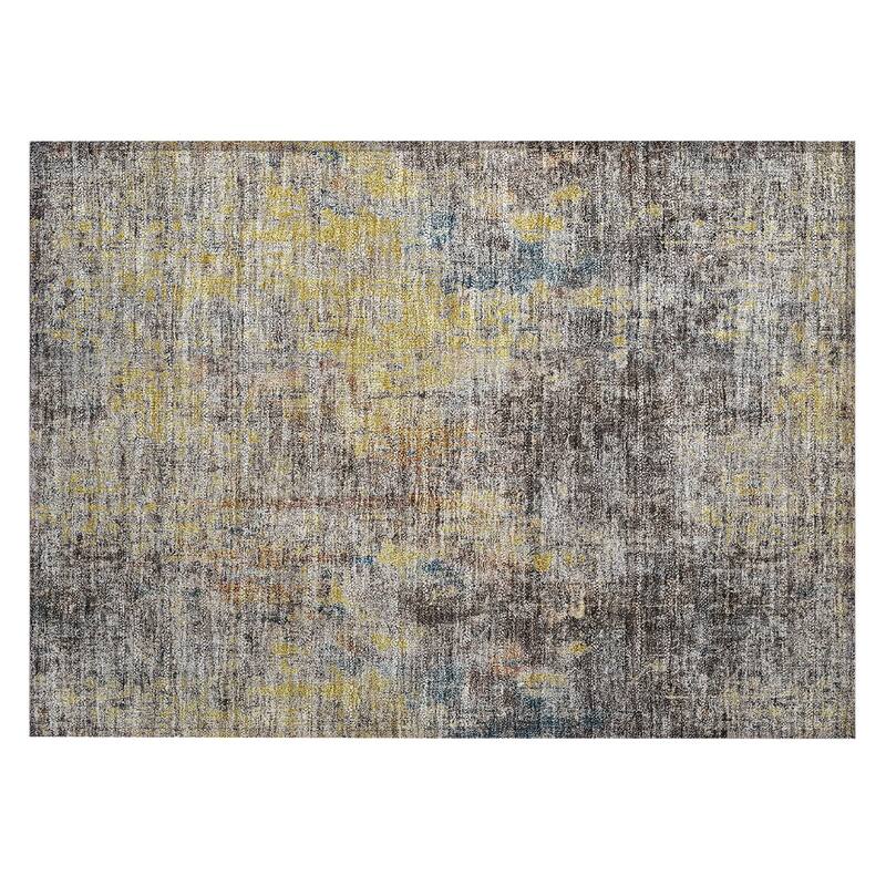 Machine Washable Indoor/ Outdoor Chantille Solid Ombre Rug
