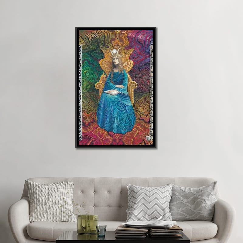 iCanvas "The High Priestess" by Emily Balivet Framed Canvas Print