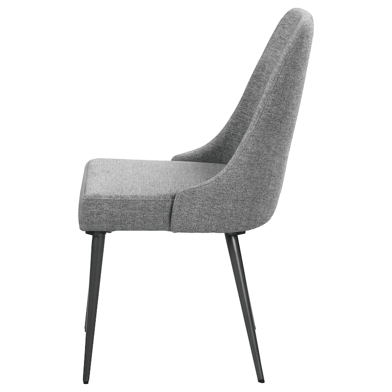 Alana Sand Velvet Upholstered Dining Side Chair (Set of 2)