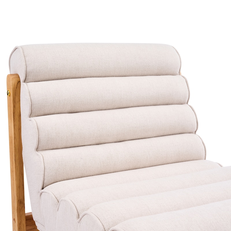 Scott Living - Modern Upholstered Accent Chair with Plush Layered Cushion & Solid Wood Frame - 25.75"W