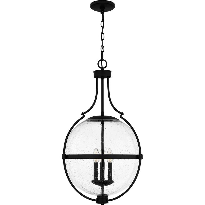 Chicago 3-Light Matte Black Pendant Light