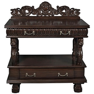 Design Toscano Lord Raffles Winged Lion Wood Buffet Console Table - Bed ...