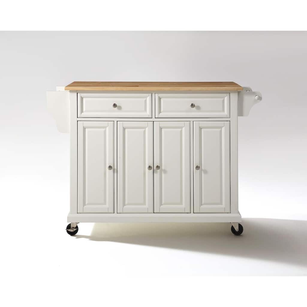 Asian Kitchen Cart with Stainless Steel Top - Mobile Storage Island - Black Tiered Shelf - 18x52x36 Inches