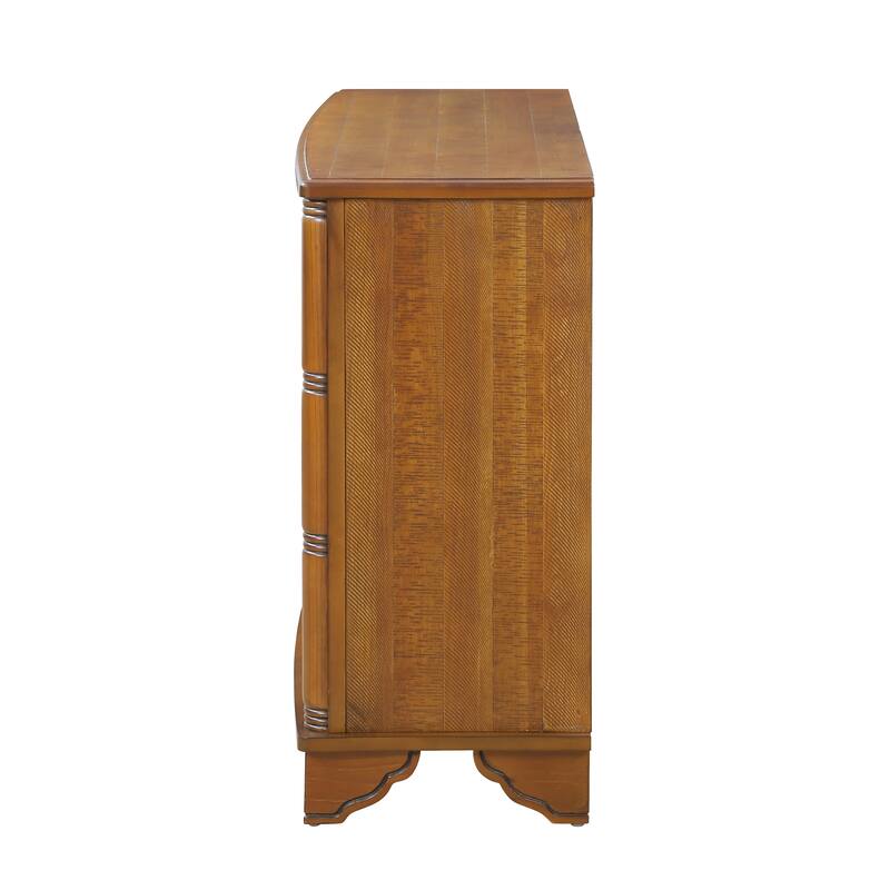 Mid Century 40" Sideboard Buffet Console Table with Adjustable Shelf
