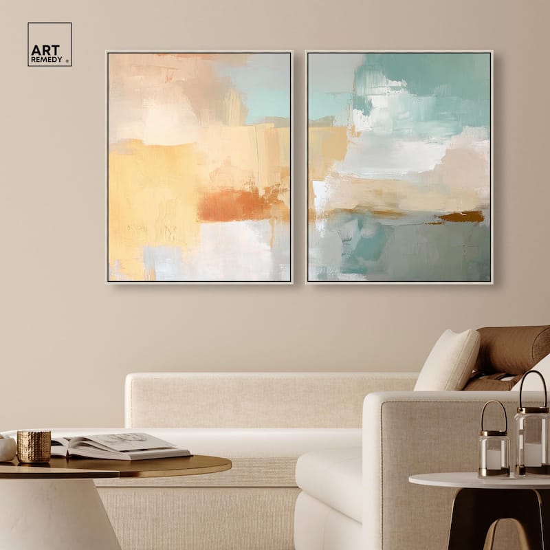 Muted Melody II Canvas Set of 2 by Art Remedy