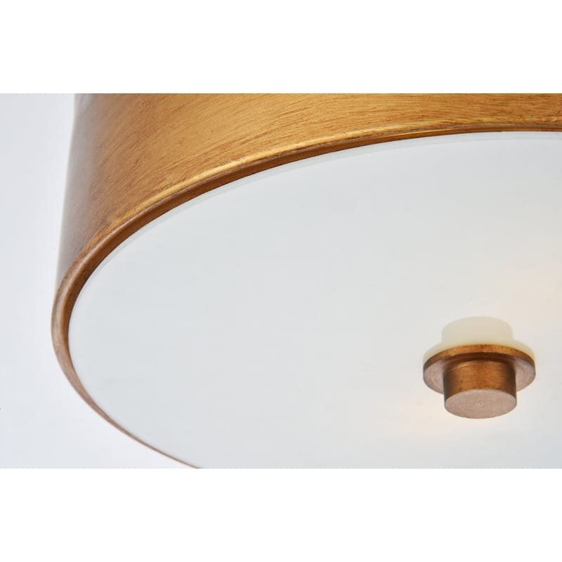 Ivy Court 2-light 12-inch Flush Mount Ceiling Light with White Shade