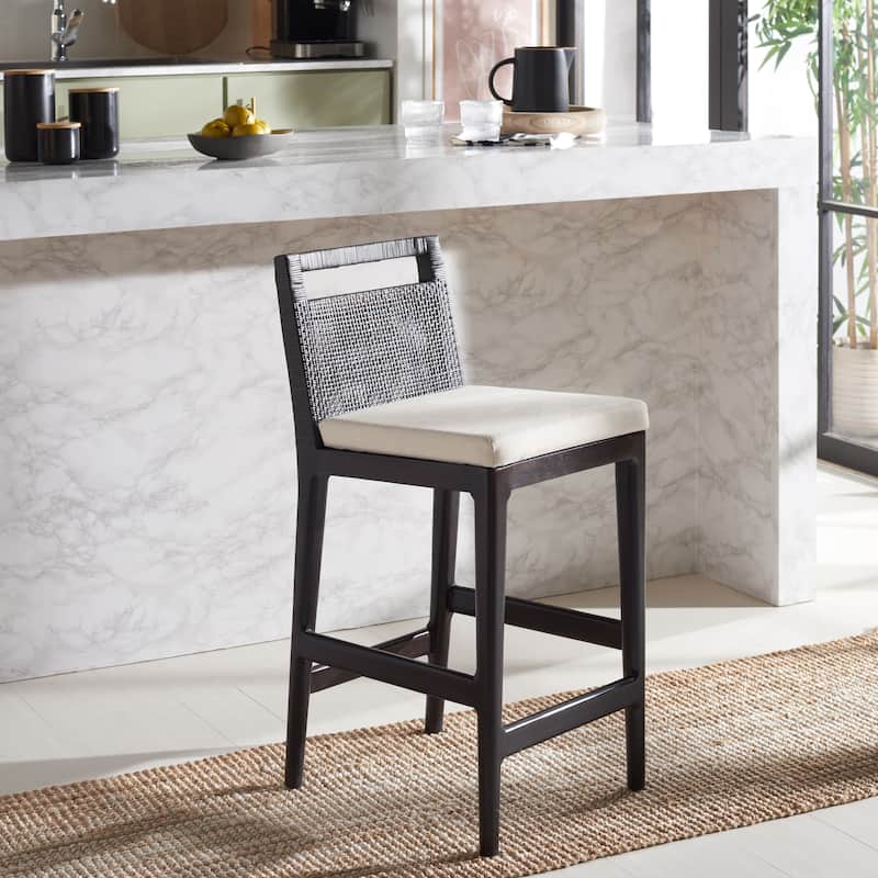 SAFAVIEH Home Darin Counter Stool - 16"W x 20"D x 36"H