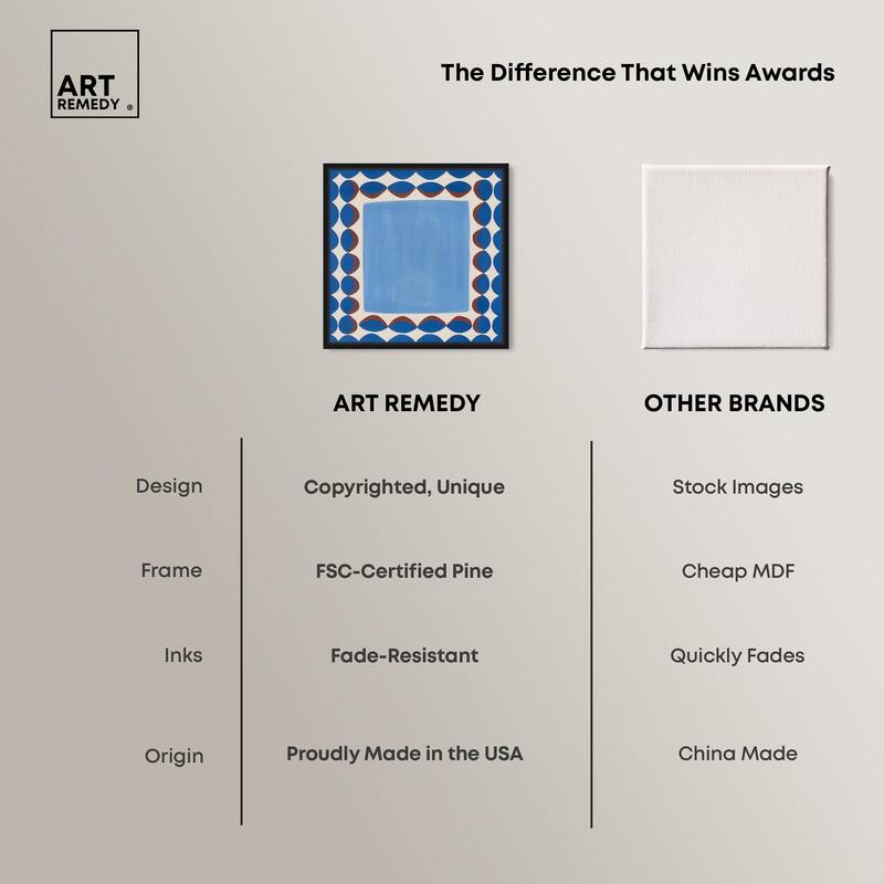 Framed in Color II Canvas by Art Remedy