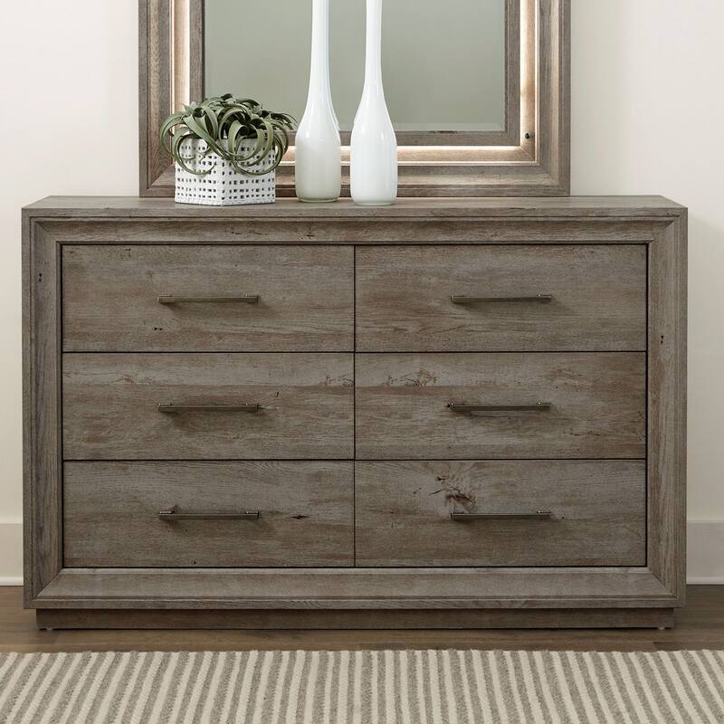 Horizons Graystone 6 Drawer Dresser - Graystone