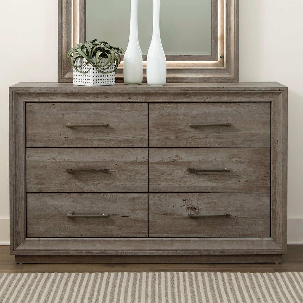Horizons Graystone 6 Drawer Dresser