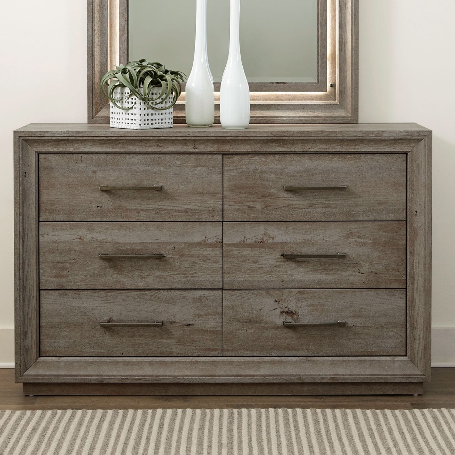 Horizons Graystone 6 Drawer Dresser