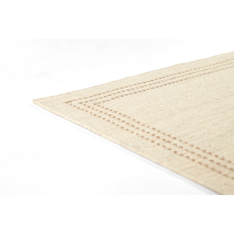 Momeni Oliver Solid Wool and Polyester Hand Loomed Area Rug
