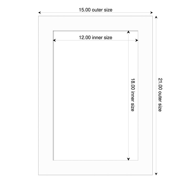 Amanti Art Basic Black Narrow Framed Dry Erase Magnetic Board - 15 x 21 in - Basic White Narrow