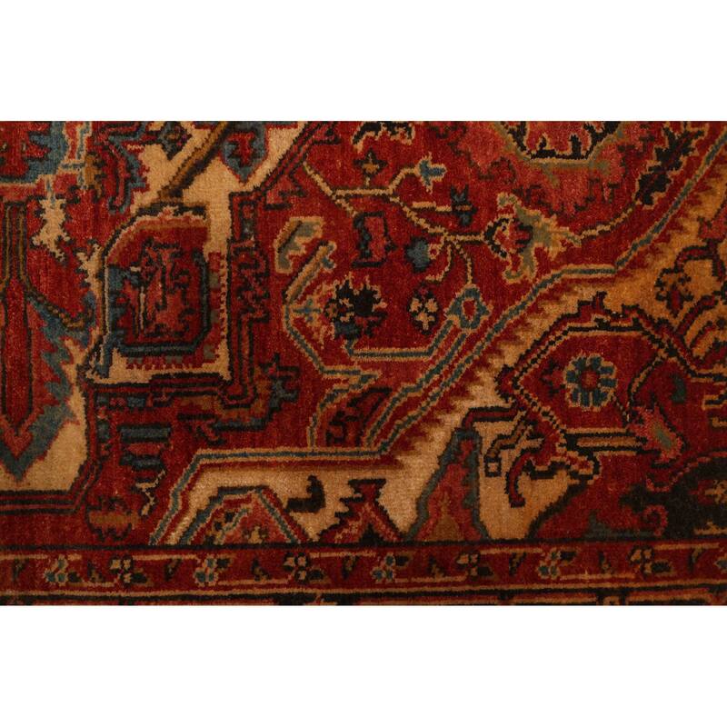 ECARPETGALLERY Hand-knotted Jules Sultane Red Wool Rug - 4'0 x 6'2