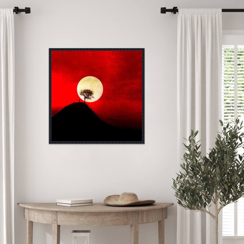 Full Moon by Inge Schuster Framed Canvas Wall Art Print