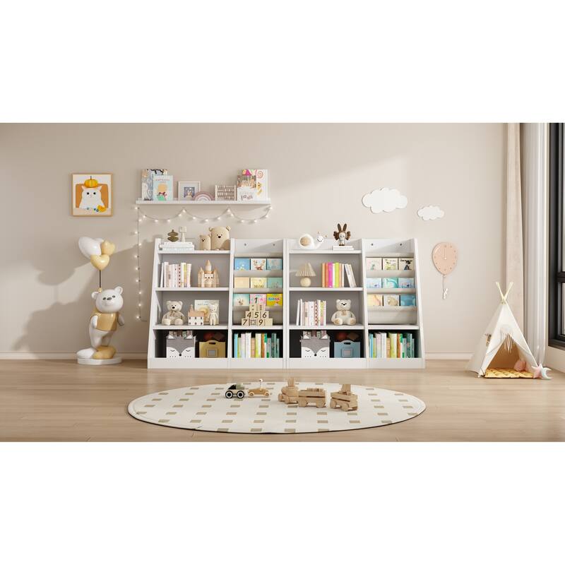 Wooden Toy Storage Organizer Cabinet