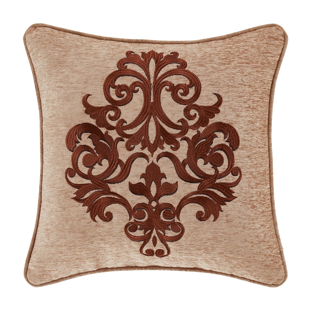 J. Queen New York Luciana 18" Embellished Decorative Throw Pillow