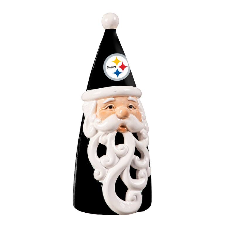 Pittsburgh Steelers Santa LED Garden Statuary, 8"