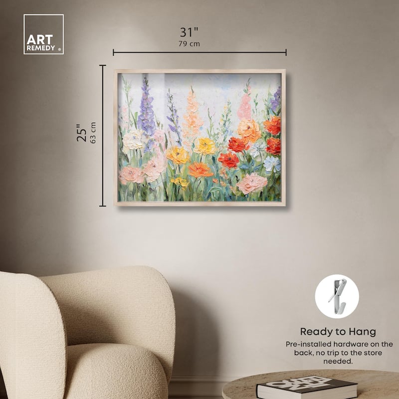 Summer Abundance I Shadowbox by Art Remedy