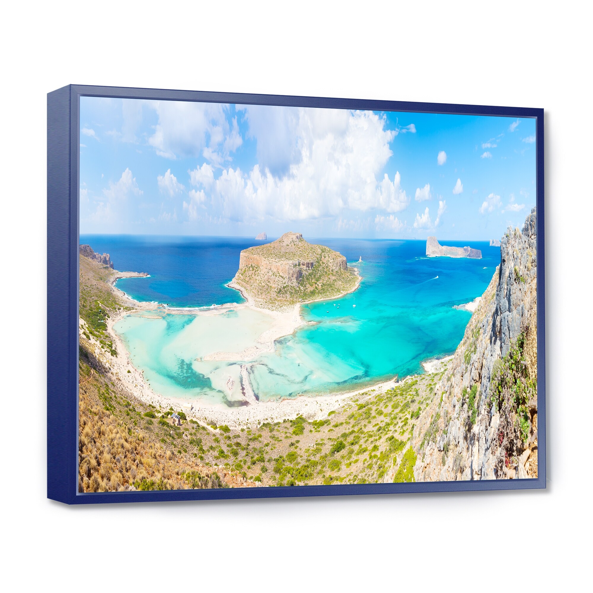 Crete Balos Beach 5 Panel Canvas Print Wall Art Crete Balos Beach 5 Panel Canvas Print Wall Art