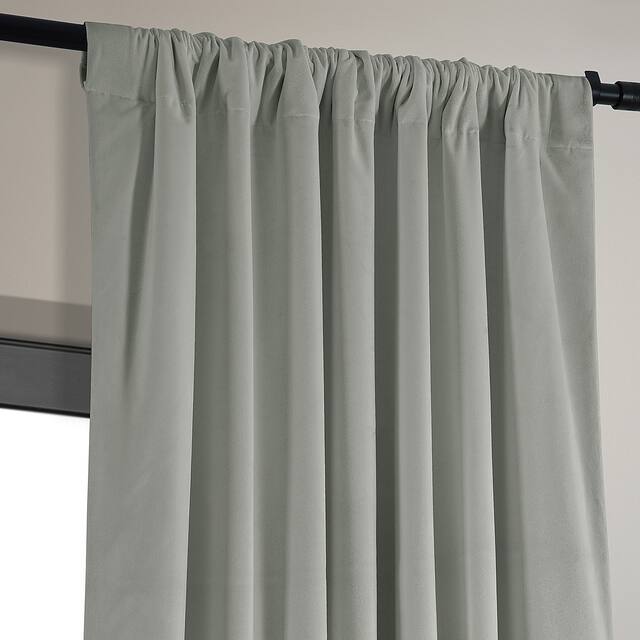 Exclusive Fabrics Signature Velvet Blackout Curtain (1 Panel)