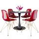 Option Transparent Red