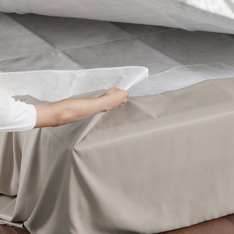 Madison Park Simple Fit Wrap Around Adjustable 26-inch Drop Bedskirt