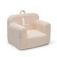 preview thumbnail 2 of 2, Personalized Monogram Cozee Sherpa Chair - Customize with Letter L - Foam Kids Chair for Ages 18 Months and Up