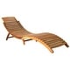 preview thumbnail 1 of 1, vidaXL Sun Lounger Solid Acacia Wood Brown