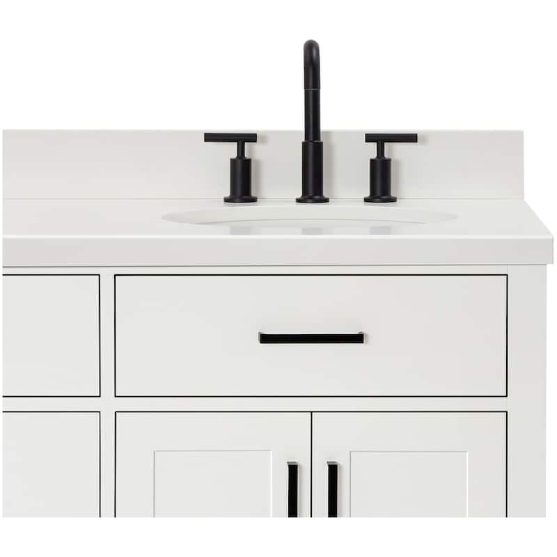 Ariel T067DWQOVO Hepburn 67" Free Standing Double Oval Basin Vanity