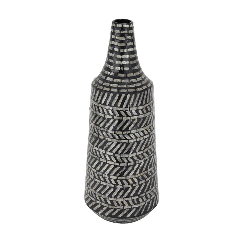 Black Shell Contemporary Vase