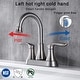 preview thumbnail 8 of 16, 2-Handle Bathroom Vanity Sink Faucet with Pop-up Drain