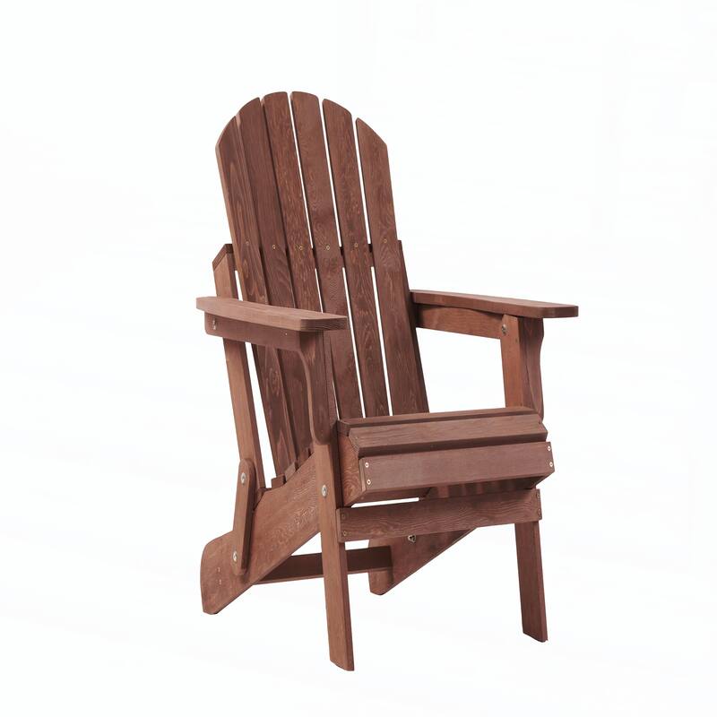 Oversize Wooden Outdoor Folding Adirondack Chair
