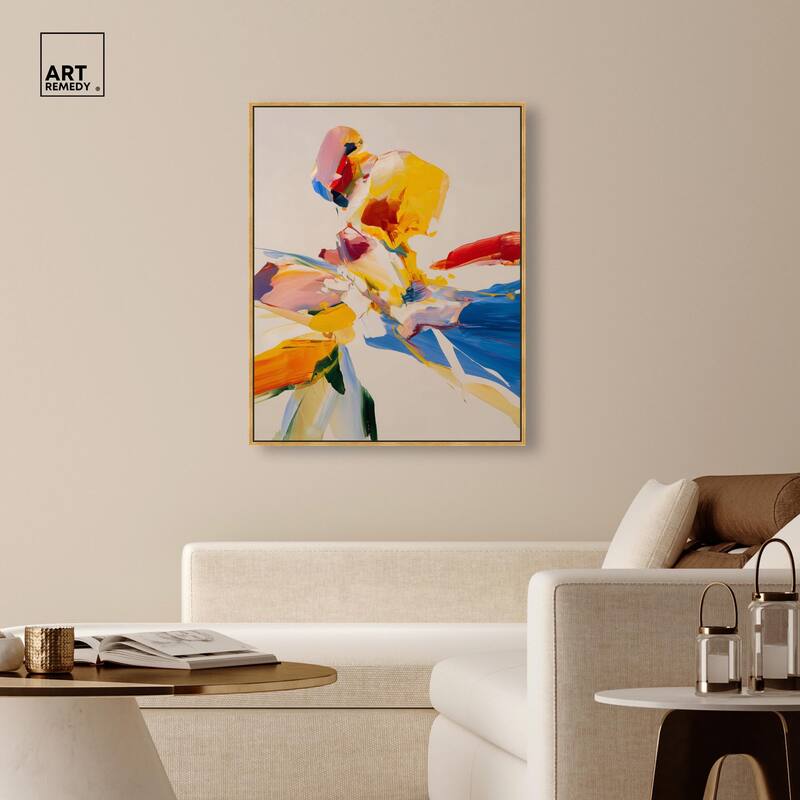 Flippant Bloom I Canvas by Art Remedy