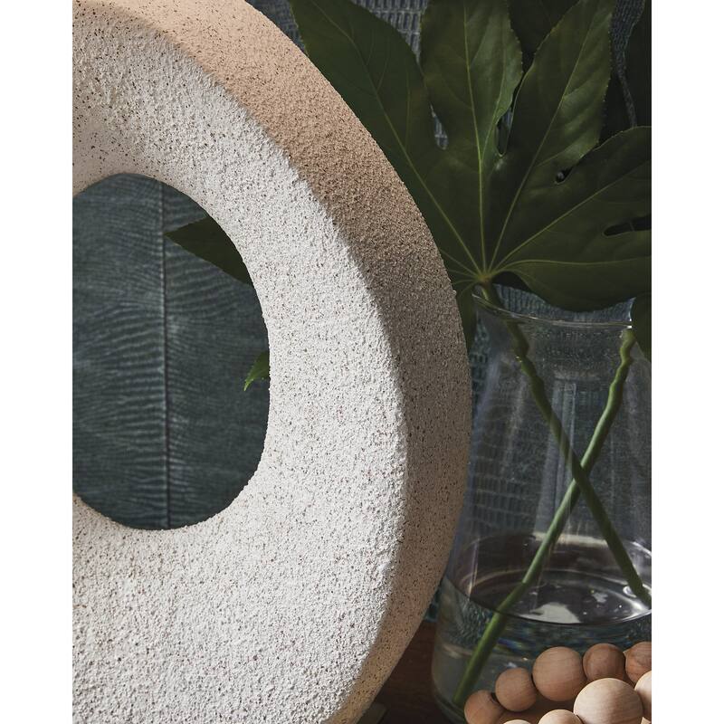 Signature Design by Ashley Trentlen Gold/Beige Table Lamp - 16" W x 10" D x 28" H