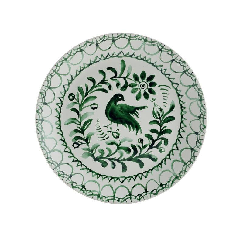 Fitz and Floyd Sicily Green 12-Piece Dinnerware Set, Service for 4