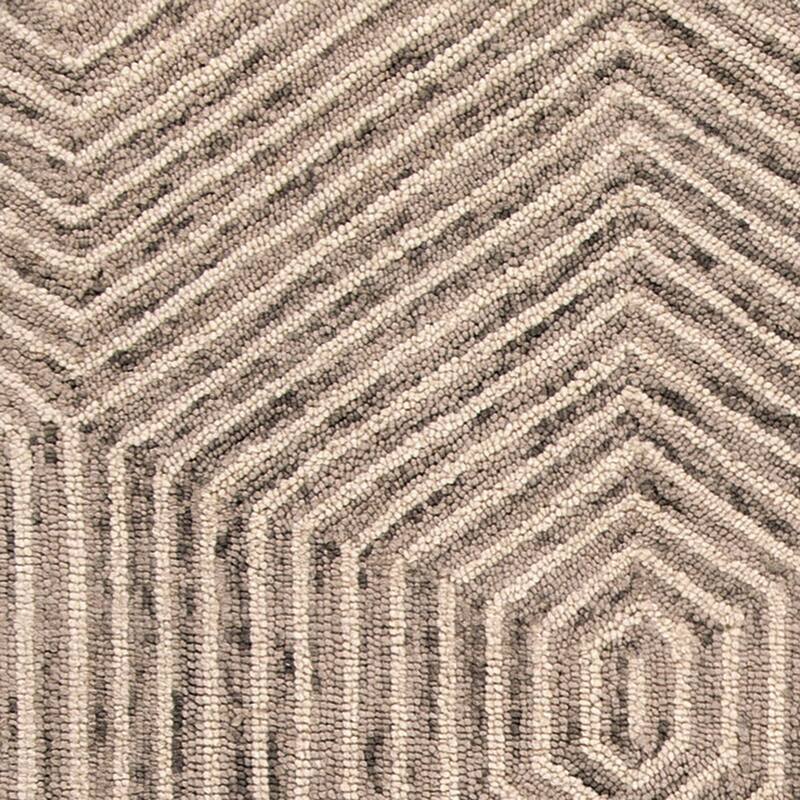 Carson Carrington Kullerod Hand-tufted Wool Honeycomb Rug