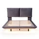 preview thumbnail 12 of 16, Full Size Upholstered Platform Bed with Sensor Light and 2 Large Backrests, Stylish Platform Bed with 2 sets of USB Port