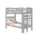 preview thumbnail 12 of 26, Taylor & Olive Trillium Tall Twin over Twin Bunk Bed with End Ladder