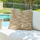 preview thumbnail 2 of 1, Uttermost Mountains Outdoor Sand Toned Pillow