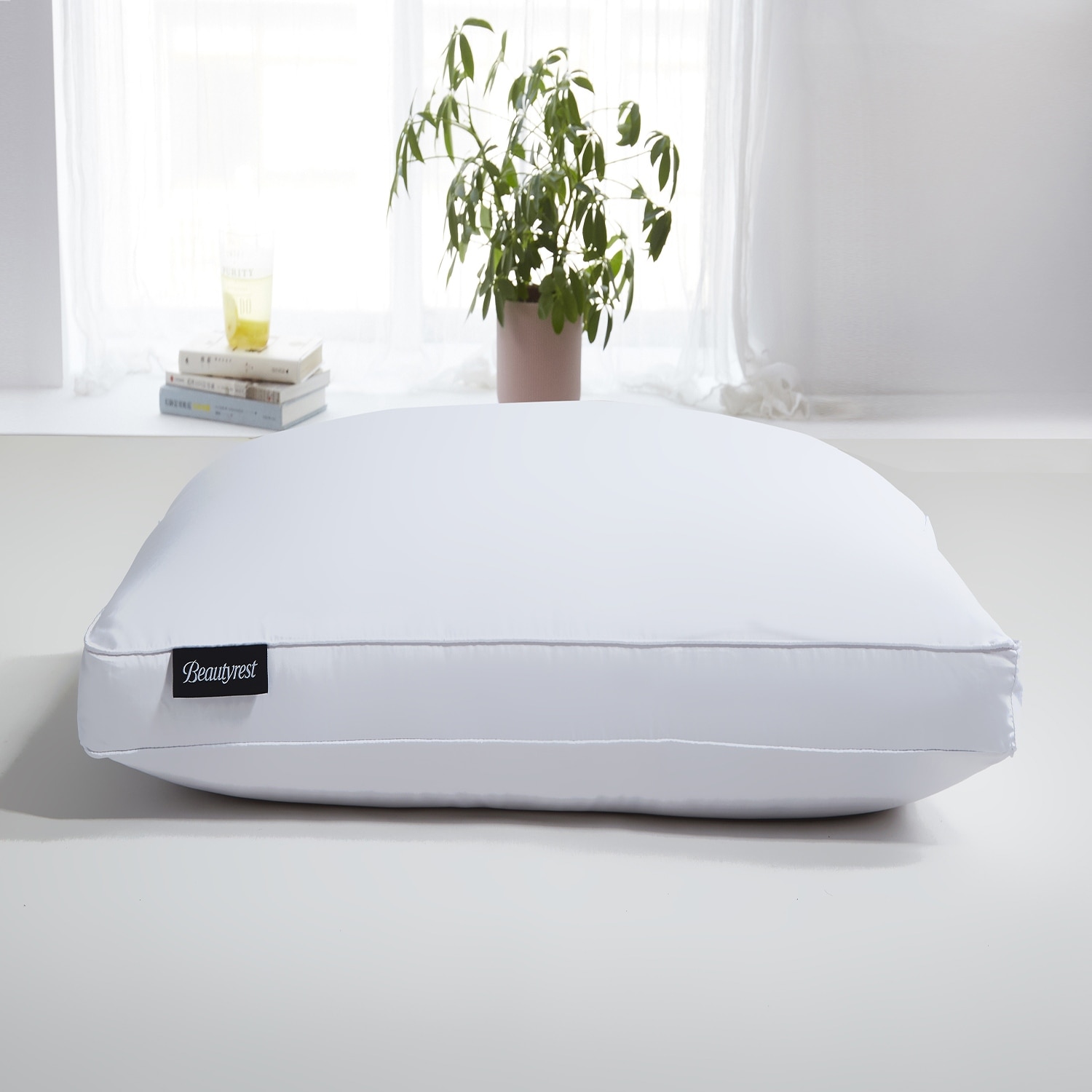 Beautyrest 500 Thread Count Cotton Hungarian White Goose Down Pillow