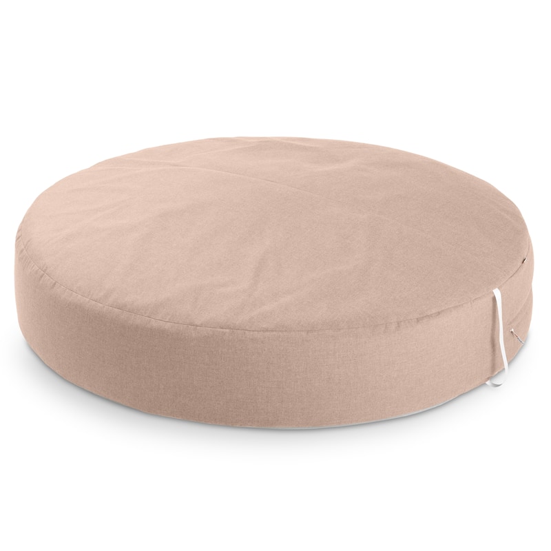 Coza Cocoon Sun Bed - Giant Outdoor Round Lounge for Resort Style & Beachfront Relaxation - Sunbrella Petal