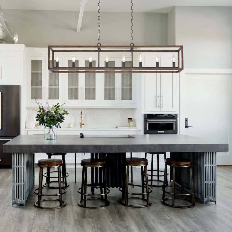 Allegray Kitchen Island Pendant Lights Linear Chandelier -UL Certified
