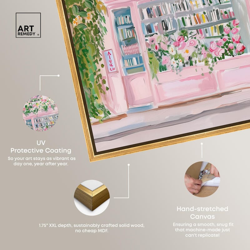 Little Magazine Store Canvas by Art Remedy