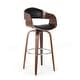 preview thumbnail 5 of 10, Wooden High Swivel Barstool Counter Stool Dining Chair Reception Chair