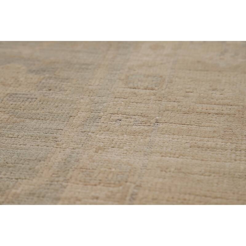 Transitional Oushak Turkish Rug Hand-Knotted Wool Carpet - 8'3"x 10'0"
