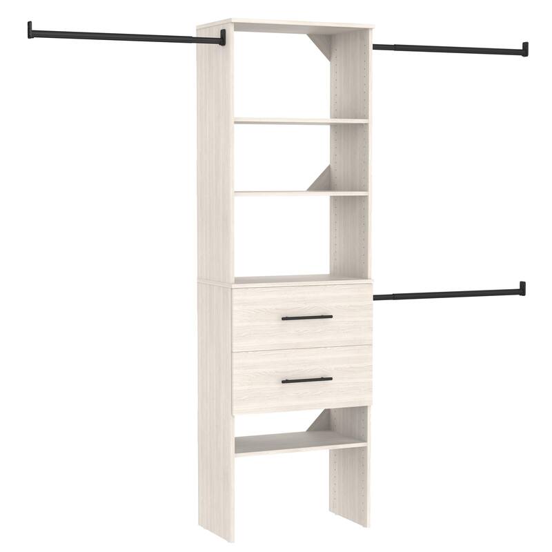 ClosetMaid SuiteSymphony Modern 25-inch Wide Tower 2-Drawer Closet System